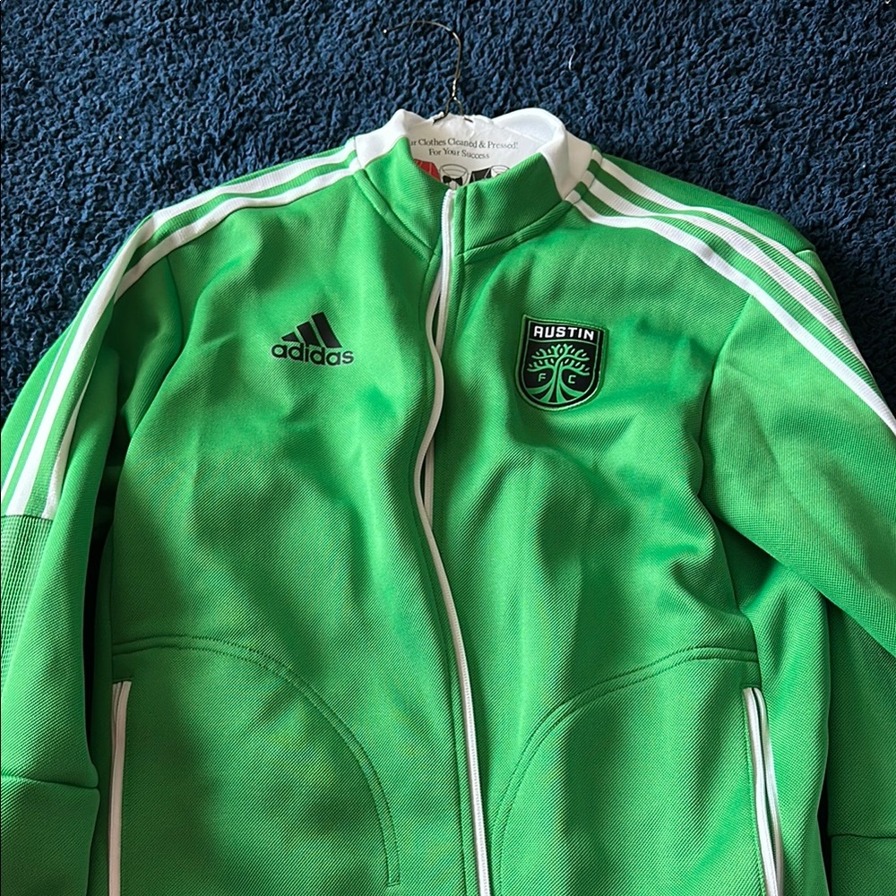 Adidas Green Lightweight Jacket